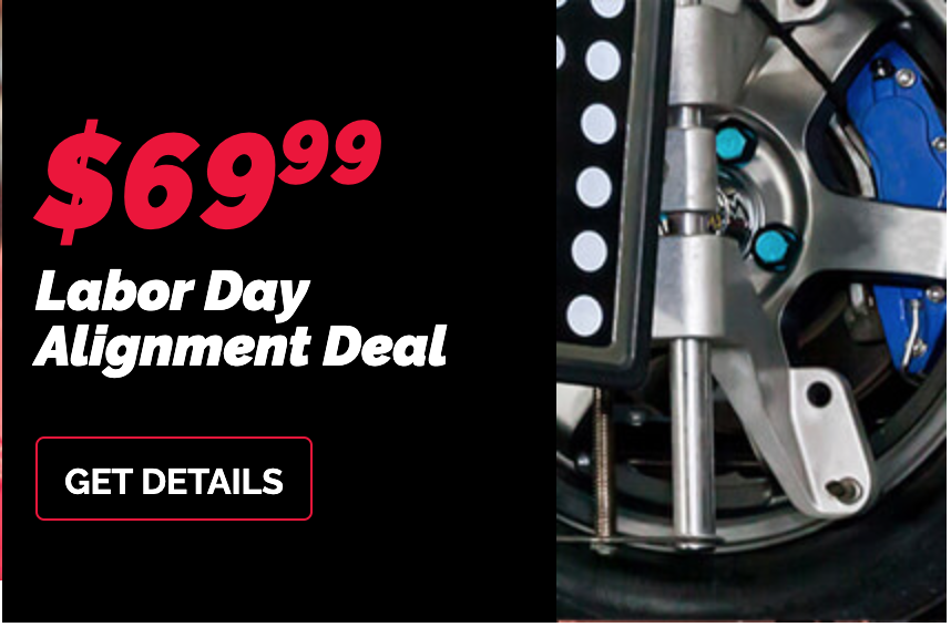 Labor Day Deals on Oil Change, Goodyear Tires, Wheel Alignments, & Auto AC